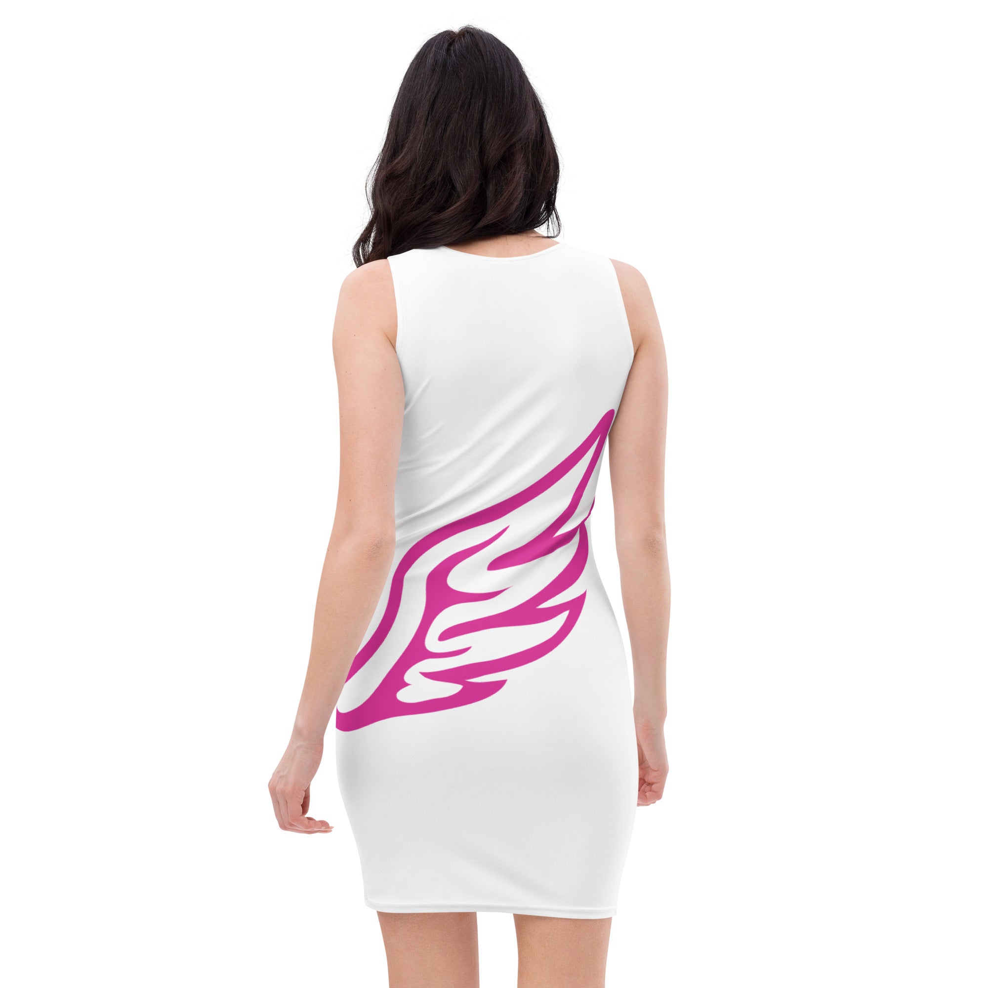 Voodoo Spirit Pink Wings Sublimation Cut & Sew Dress