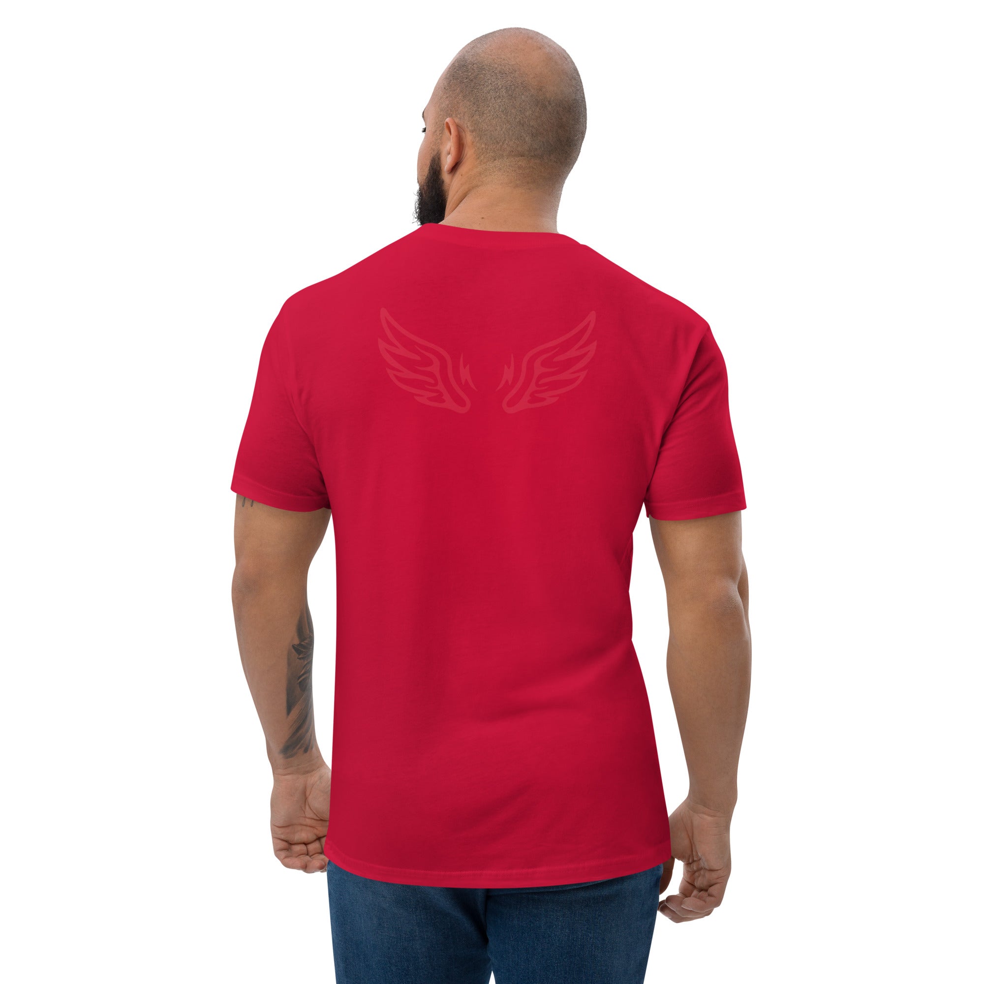 Voodoo Spirit Spirit Wings and Skull Short Sleeve T-shirt