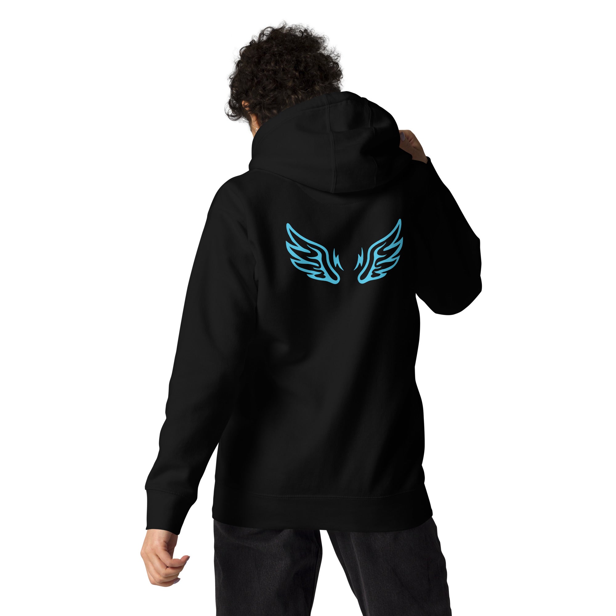 Voodoo Spirit Skull and Wings Unisex Hoodie