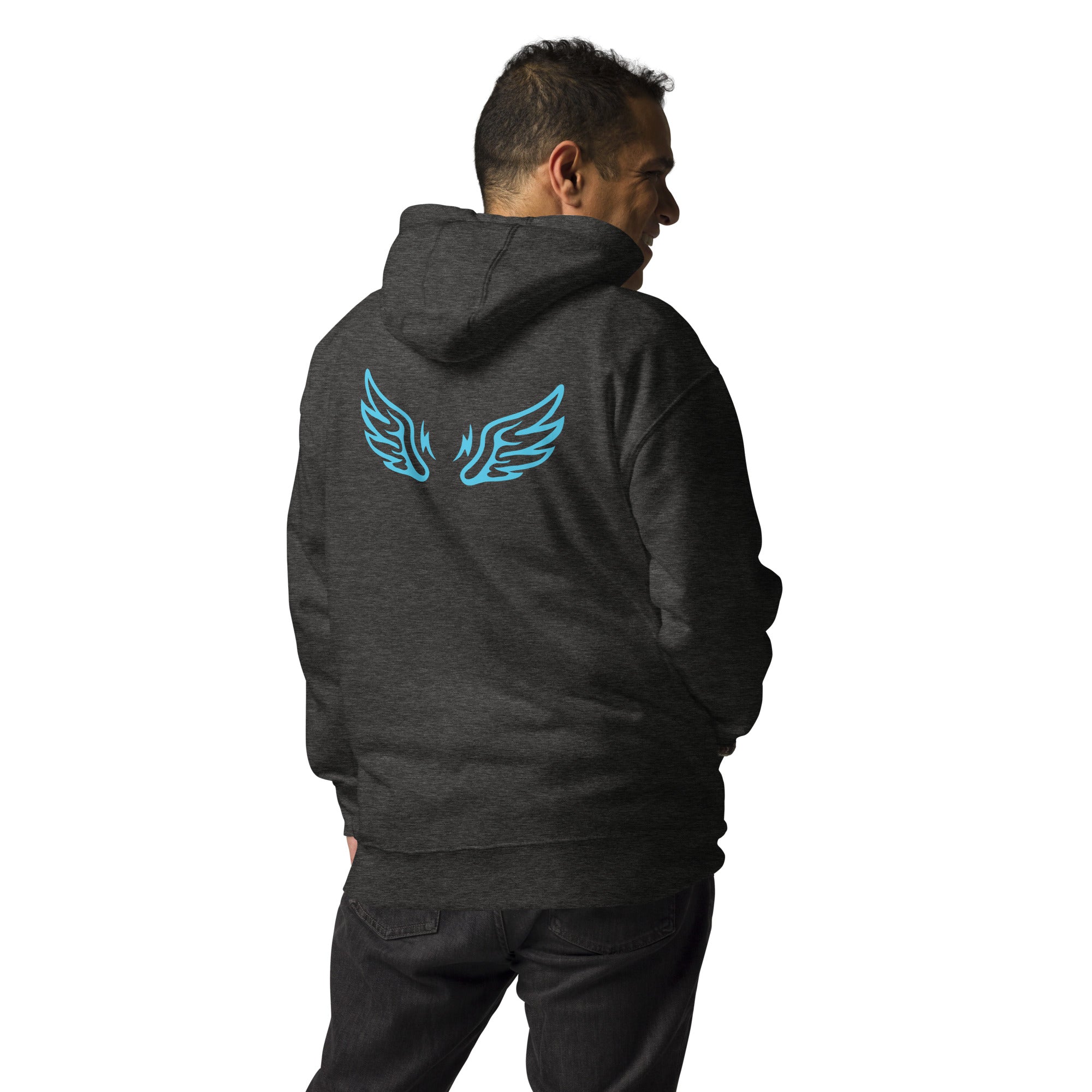 Voodoo Spirit Skull and Wings Unisex Hoodie