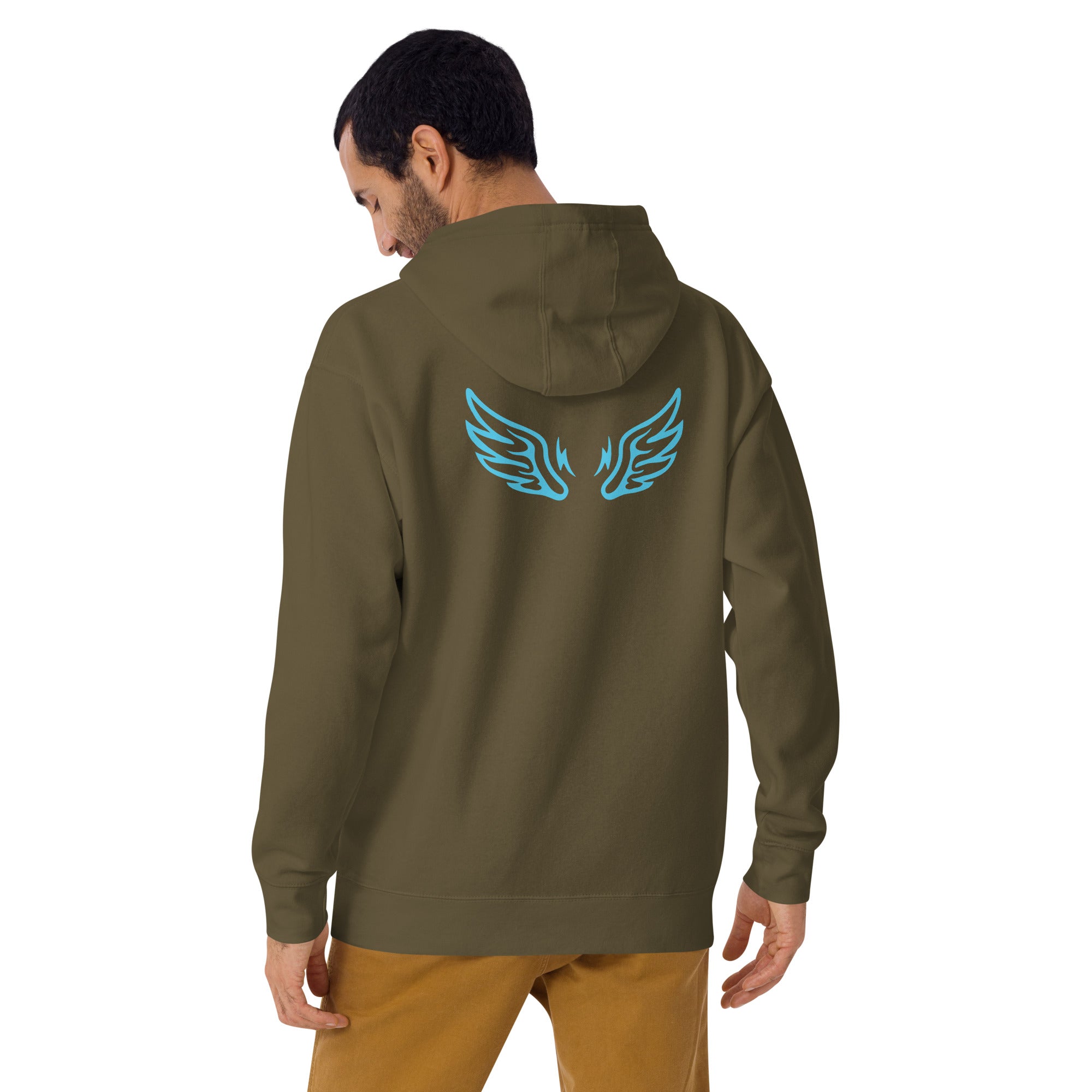 Voodoo Spirit Skull and Wings Unisex Hoodie