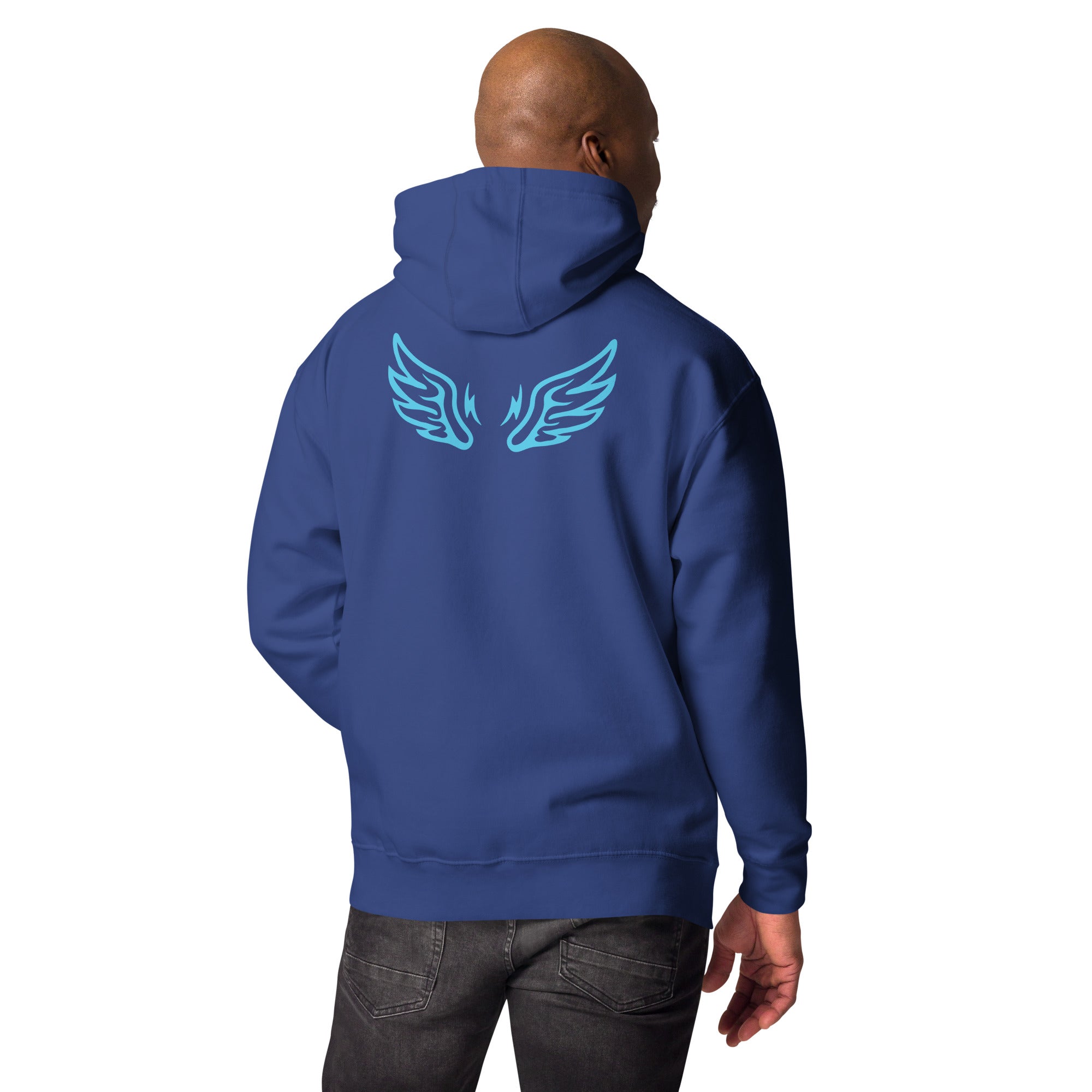 Voodoo Spirit Skull and Wings Unisex Hoodie